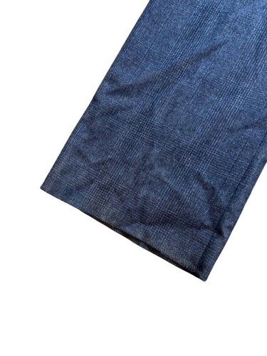 Charles Tyrwhitt Mens Size 30W/U Blue Check Slim Fit Suit Trouser Pant *READ - Picture 6 of 10