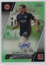 Christopher Lenz Chrome Bundesliga 2021/22 Green Refractor /99 Auto
