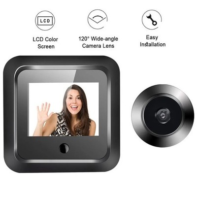 Neu 2,4 Zoll Guckloch 120° Smart Digital Türbetrachter Kamera Sicherheit Monitor 240