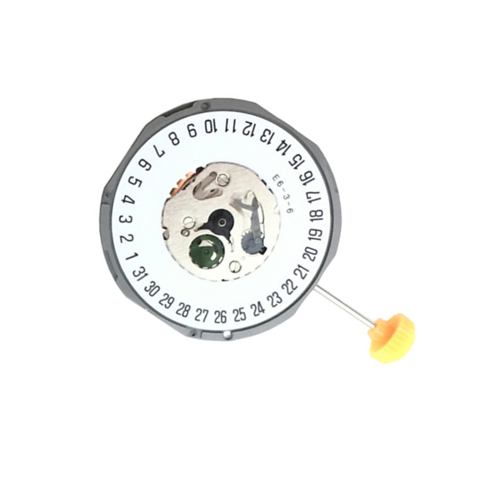 Quartz 3 Pin Watch Movement Repair Date@6 With Adjusting Stem For ...