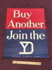 Original 20 x 25" Wwi Poster 26th Infantry Yankee Division Victory Liberty Loan