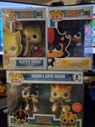 Lot of 3 Funko POP! Sonic the Hedgehog Shadow and Super Shadow And Super Sonic