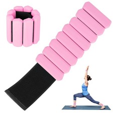 Wrist Weights Set of 2, Wearable Arm  Leg Weights for Women  Men, Adjustabl...