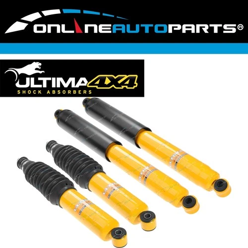 4 Front + Rear Gas Shock Absorbers for Colorado + Isuzu D-Max 2008-2012 RWD 4WD