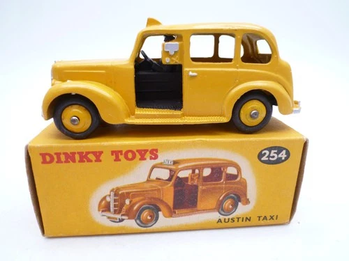 VINTAGE DINKY TOYS 254 AUSTIN TAXI FX3 IN ORIGINAL BOX 1956
