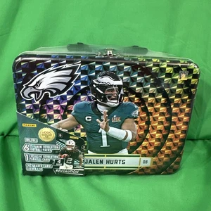 2025 Revolution Football Jalen Hurts Trading Card Lunch Box Tin Sealed  Qty Av!