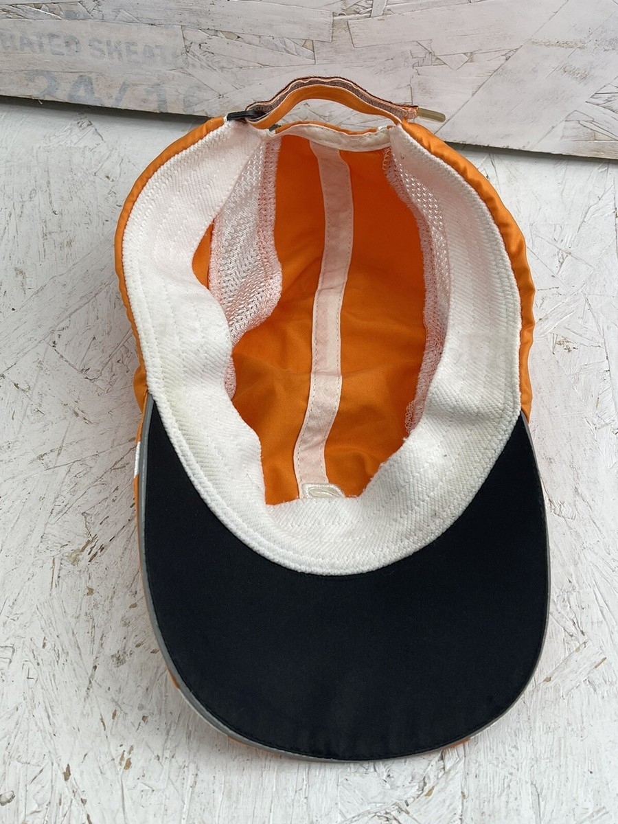 Casquette De Course Road Runner Sport - Bicolore Orange/Blanc - Taille Adjustable