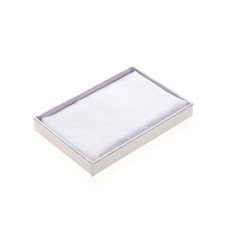 Einstecktuch Weiß reine Seide 25x25cm einfarbig uni