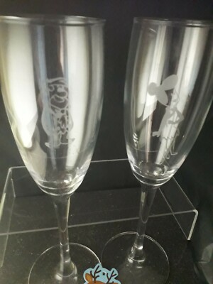 Geschenk Hochzeitstag Verlobung personalisiert Mr & Mrs Fred Feuerstein Wilma