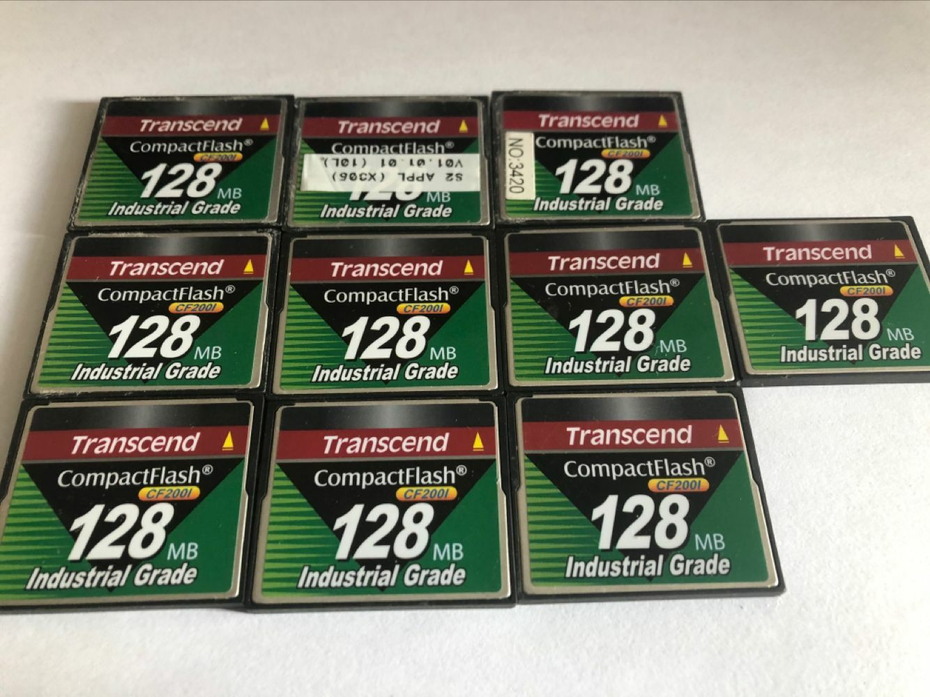 10pcs Transcend CompactFlash 128MB Industrial GRADE CF Card CF200I eBay