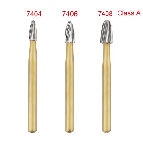 10x Dental Trimming Finishing Polishing Gold Carbide Bur High Speed FG 1.6mm - Picture 4 of 23