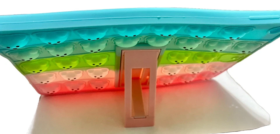 For iPad 10.2” 7th 8th 9th Gen Mini Fidget Pop It Bubble Bear Case - Image 4 of 4