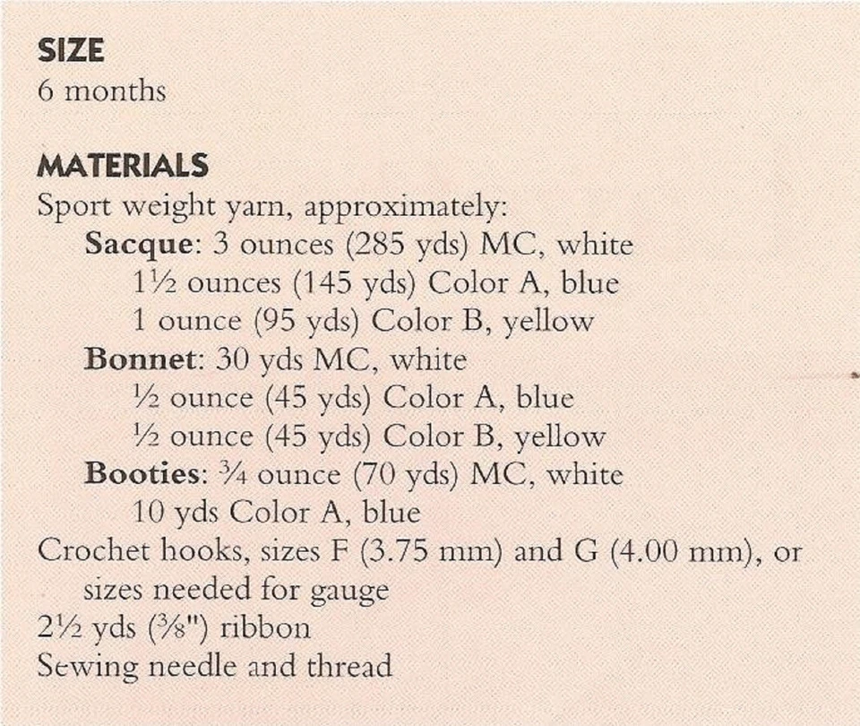Chevrons Baby Layette - Suéter, sombrero y botines - 6 meses - patrón de ganchillo solamente Foto 2 de 2