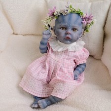 Realistic Reborn Baby Dolls 12in Full Body Vinyl Poseable Real Life Avatar Gifts