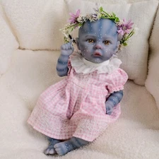 Realistic Reborn Baby Dolls 12in Full Body Vinyl Poseable Real Life Avatar Gifts