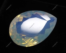 64 Kt Natürlicher Feueropal Äthiopien Ovalschliff Behandelt Lose Edelstein