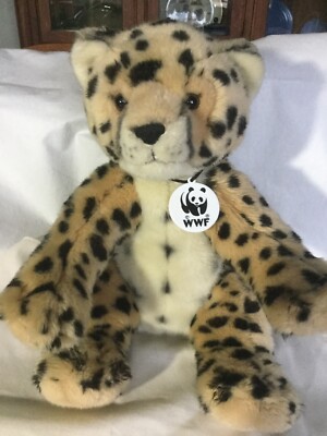 snow leopard soft toy wwf
