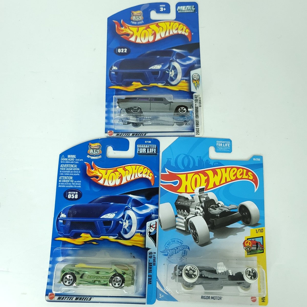 Hot Wheels Art Cars Rigor Motor Wild Wave Deora II 8 Crate Lot Of