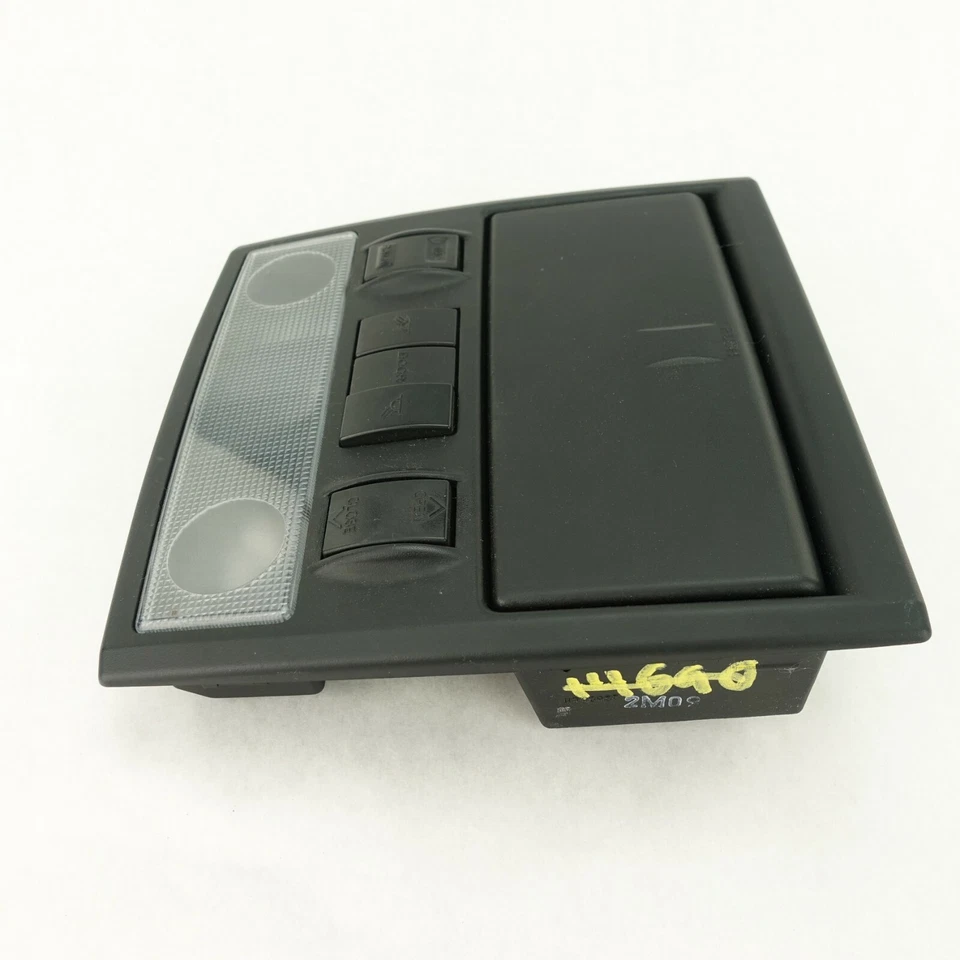 Hyundai Tiburon Front Overhead Console Dome Map Light Sunroof Black 2003 2004 - Image 2 of 4