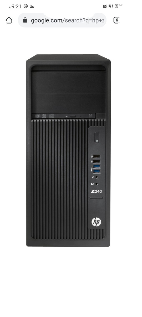 ☆ HP Z240 Tower Workstation / Xeon E3-1270 v5 3.60GHz / メモリ4GB