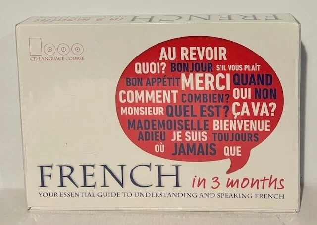 Learn FRENCH in 3 Months CD Language Course New Sealed - Image 2 of 2