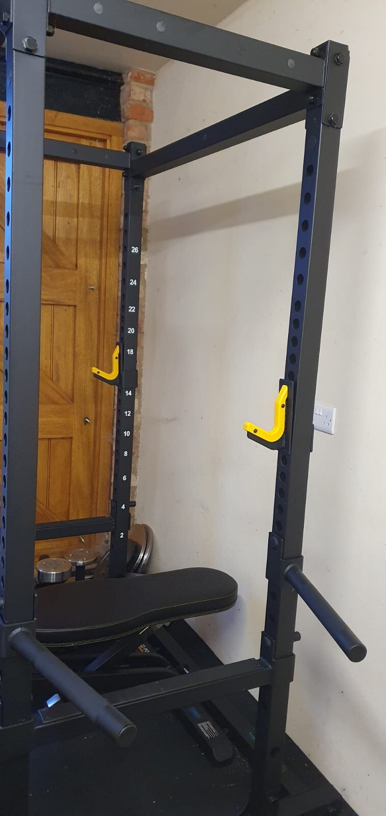 Powertec Workbennch Power Rack + Utility Bench + Leg Lift Accessory eBay