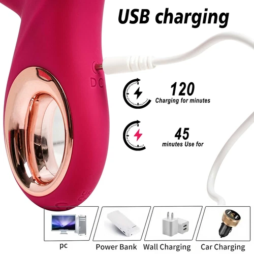 G-Spot-Vibrator-Dildo-Clit-Licking-Suck Tongue Oral-Massager Sex Toys for-Women - Bild 13 von 18