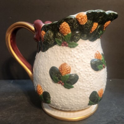 Pitcher Wang's International Inc Pinecone Wang's 7.5'' Porcelain Ceramic White