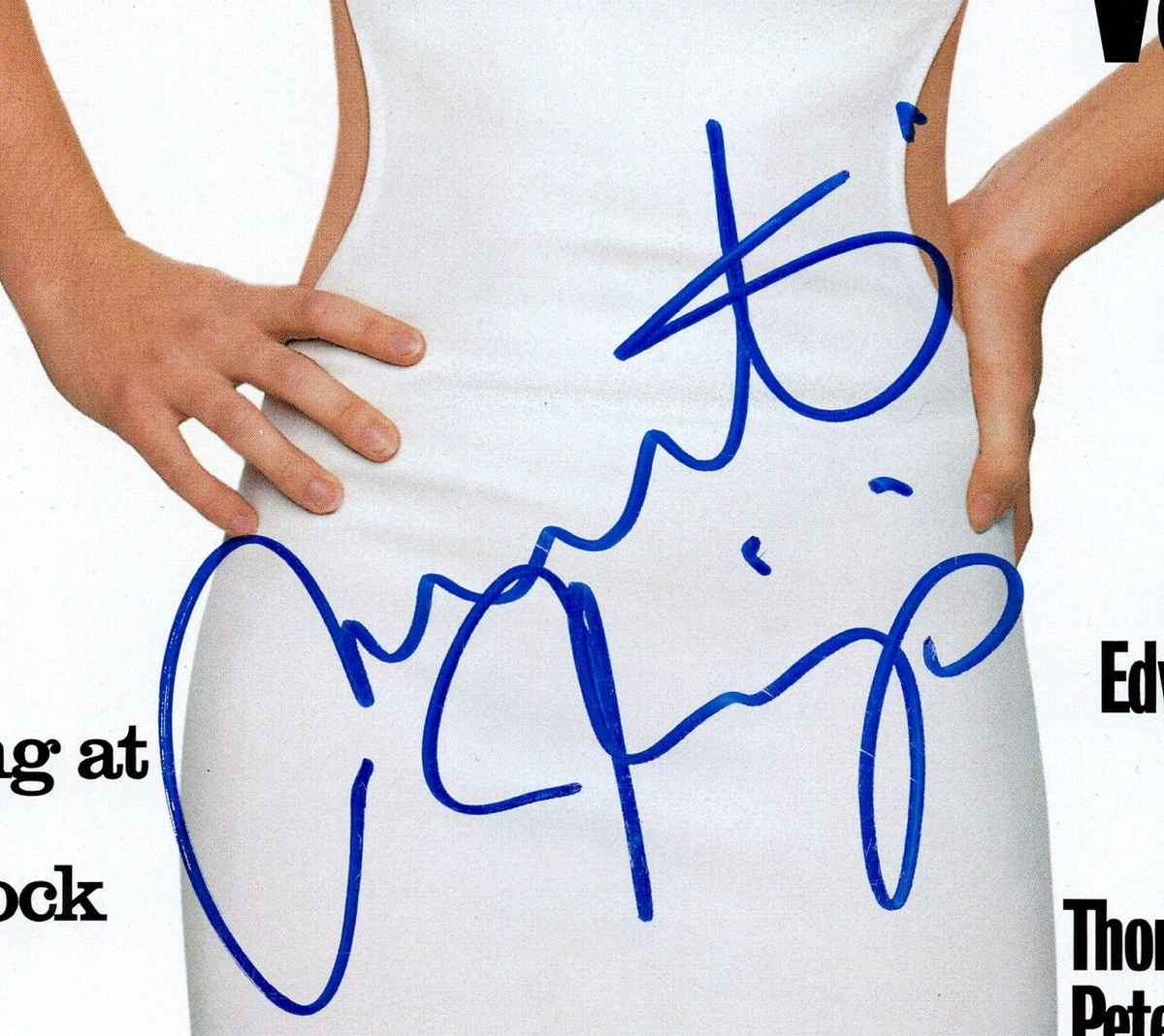 Martina Hingis Signed GQ Magazine June 1998 - JSA Authentication