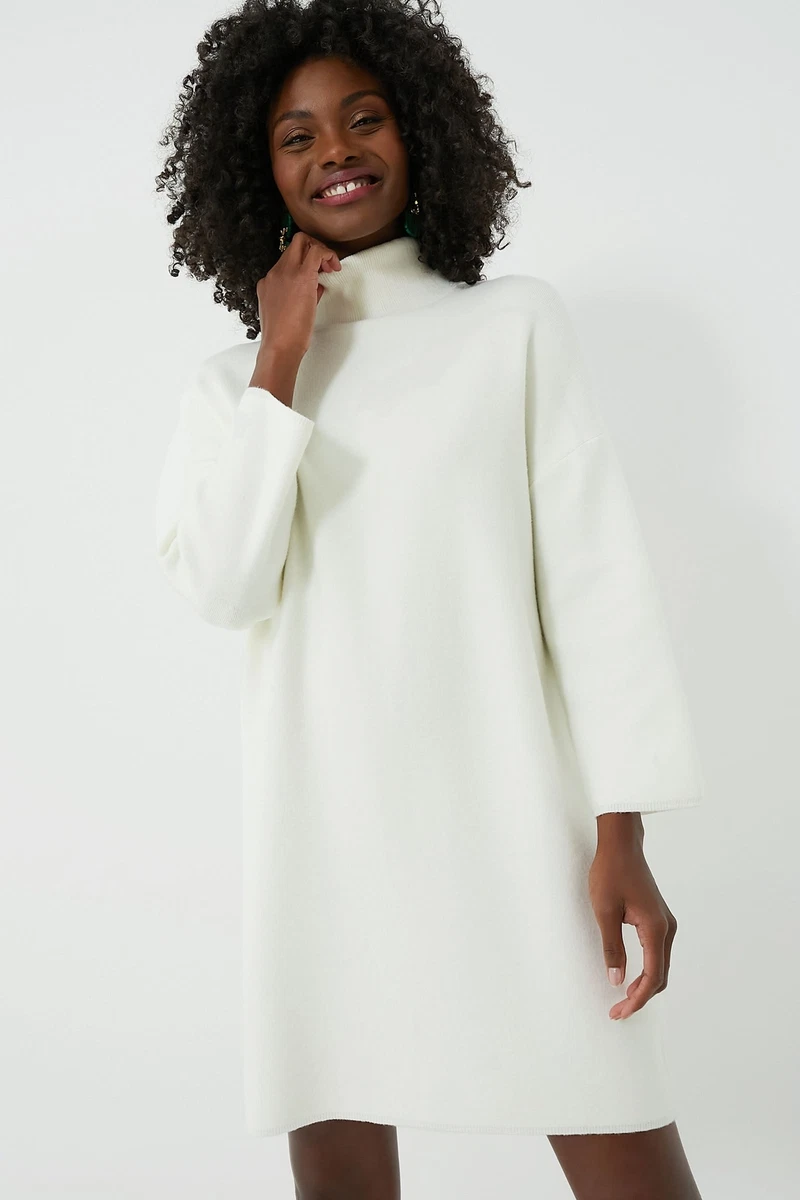 green emerald velvet dress Winter White Vivianne Dress