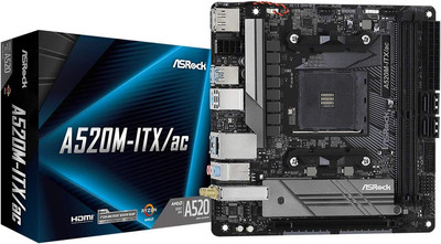 A520M-ITX/AC Supports 3Rd Gen AMD AM4 Ryzen  / Future AMD Ryzen  Processors (300