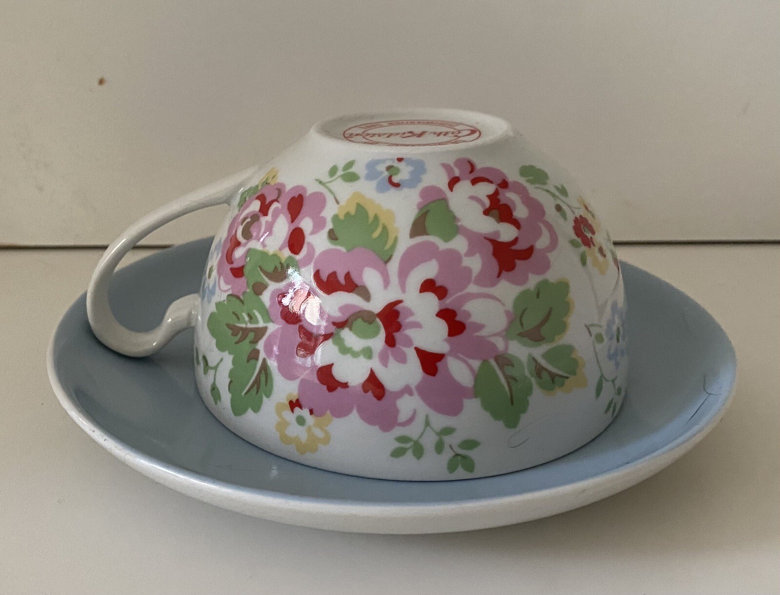 Cath Kidston Floral Rose Breakfast Tea Cup And Saucer Brand New eBay