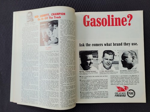 1965 NASCAR Charlotte National 400 Program/Lineup, Fred Lorenzen Battles To Win - Picture 6 of 13