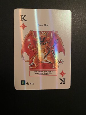 MetaZoo USPCC WPT Piasa Bird #17 Holo Cryptid Nation Poker Playing Card