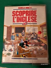 MORETTI SCOPRIRE L'INGLESE ILLUSTRATO +2 AUDIOCASSETTE FABBRI CDE 1989 + omaggi