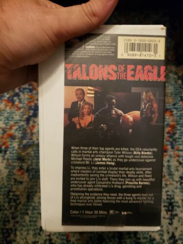 TALONS OF THE EAGLE (vhs) Billy Blanks, Jalal Merhi, James Hong. VG Cond. Rare - Picture 2 of 4