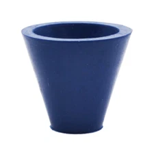 Filter Adapter Cone, Size 1 (22mm / 11mm) - Tapered - Neoprene - Eisco Labs