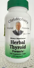 Dr. Christopher's Original Formulas Herbal Thyroid 100 veg caps