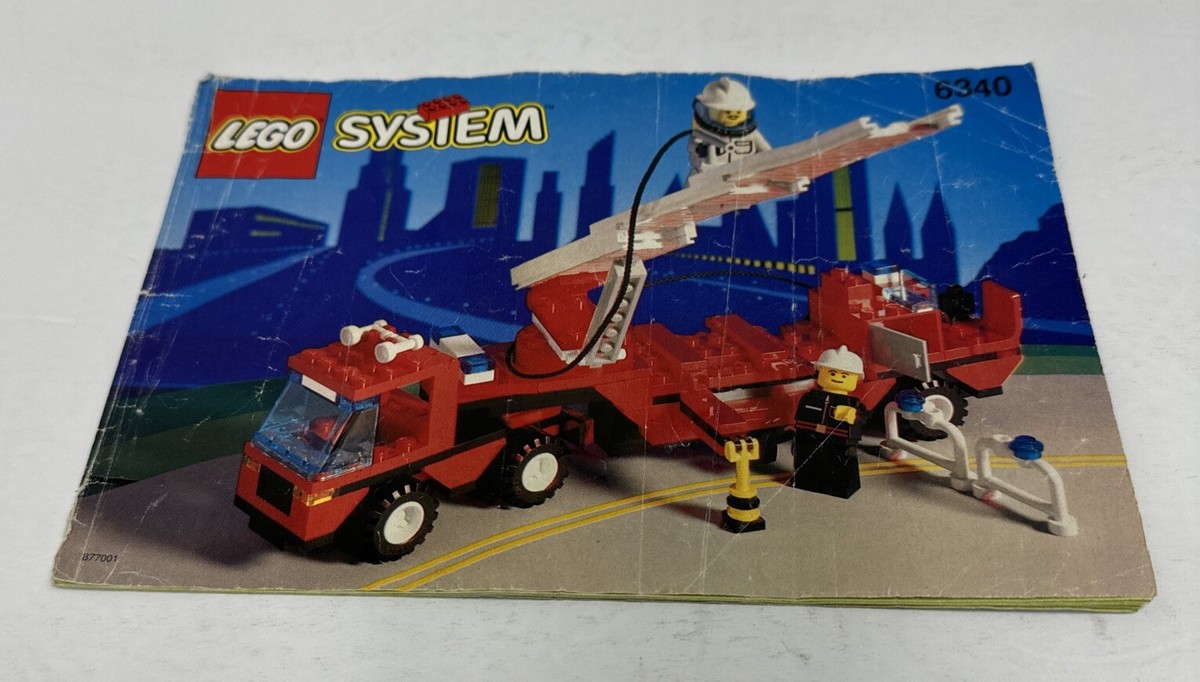 エリタラコページ Lego Set 6340 Hook & Ladder Manual NO BRICKS | eBay