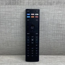 Vizio XRT136 Black Wireless Smart TV Audio Remote Control For Vizio Smart TV