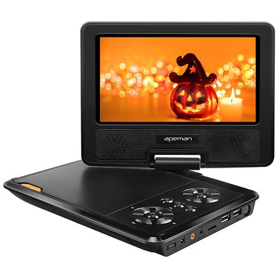 Apeman 7 5 Portable Dvd Player For Kids And Car Swivel Screen Support Sd Card Ebay