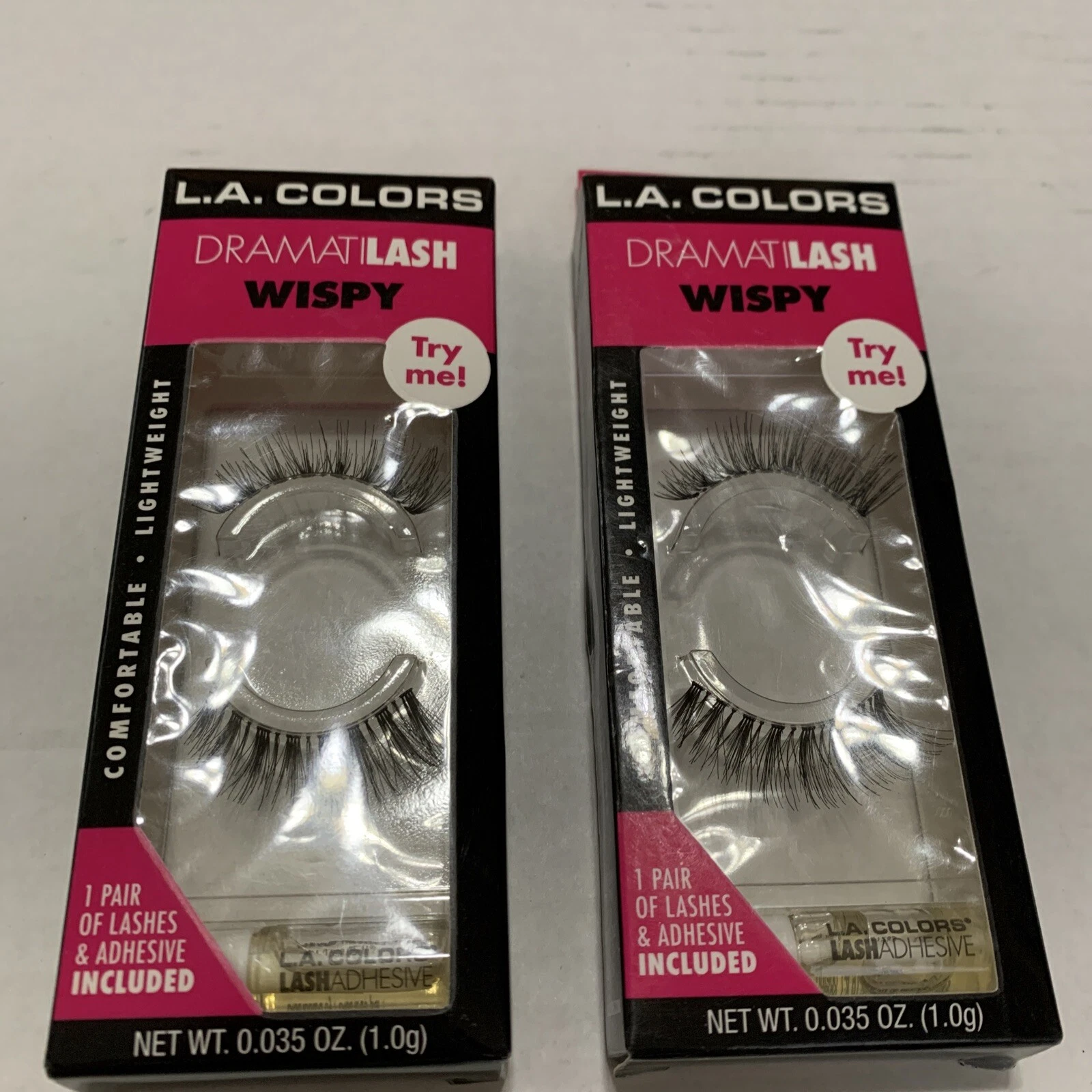 L.A. Colors Dramatilash Eyelashes Dramatilash Eye Lashes- Wispy product package