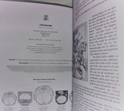 CELESTIAL ATLAS MENOR BY KEN GRAUN 2015. NEW. - Picture 3 of 4