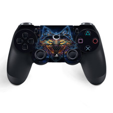 Skins Decal Wrap for PS4 / PS4 Pro Controller - Wolf Dreamcatcher Color