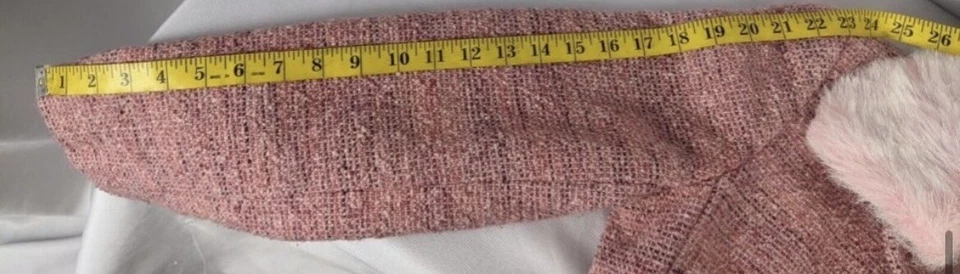 Mid Length Arden B Luxe Wool Mix Pink Trench Coat. Foto 4 de 4