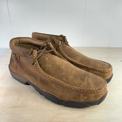 Twisted X Men\'s Peanut Brown Steel Toe Driving Mocs Shoes MDMSM01 Size 13 Twisted X Men main image 3