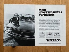 1973 Frau & Volvo Verhältnis Oldtimer Original Vintage Werbung advert Reklame