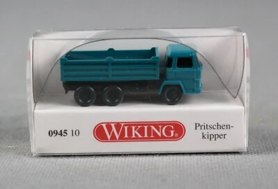 WIKING 094510/0945 10 (Spur N,1:160) Pritschenkipper (Magirus) - wasserblau NEU! - Bild 1 von 4