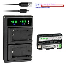 Kastar Battery LTD2 Charger for Sony NP-FS11 AC-VQ11  Sony Cyber-shot DSC-F55