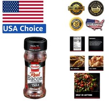 Delicious Gluten-Free Bacon Bits - 3 Ounce Pack of 12, Perfect for Meals
